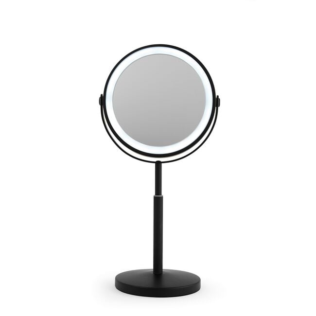 BELDRAY 7'' TELESCOPIC Black LED Mirror